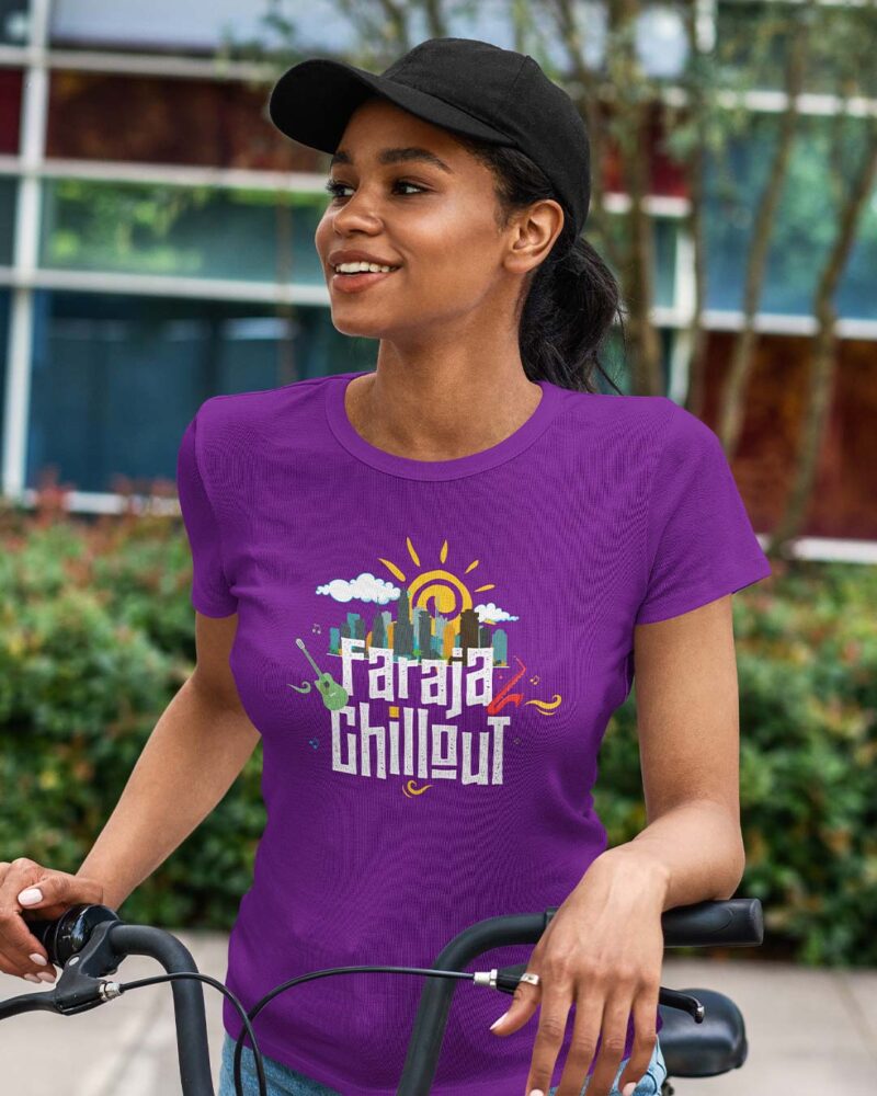 Faraja Chillout T-Shirt – Purple Vibe - Image 2